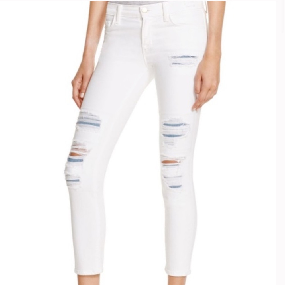 J Brand white capri size 30